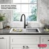 30&rdquo; Granite Composite Workstation Kitchen Sink Drop-In Top Mount Single Bowl with WorkFlow&trade; Ledge and Accessories in White